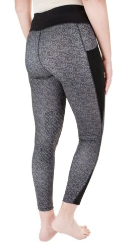 Tuffrider Minerva Camo Tights -Apparel and Gear Shop 100022 16 black gen back 2