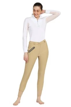 Tuffrider Tiffany Ribbed Breech With Silicone Full Seat -Apparel and Gear Shop 100134 33 17 light 20tan oth 1
