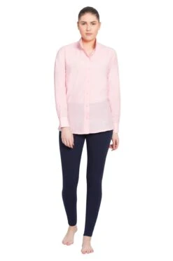TuffRider Ladies Starter Long Sleeve Show Shirt -Apparel and Gear Shop 100138 234 106 pink oth model main front 1