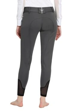 TUFFRIDER LADIES YETI SOFT SHELL KNEE PATCH BREECHES -Apparel and Gear Shop 100168 878 26 charcoal gen model back 4 48e2bbea de4a 445e b16b adb62cfd98b4