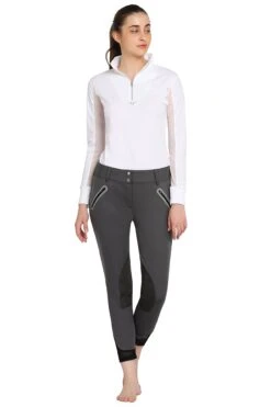 TUFFRIDER LADIES YETI SOFT SHELL KNEE PATCH BREECHES -Apparel and Gear Shop 100168 878 26 charcoal oth 1 22bacc13 c36c 418a a7e1 02c847be36a3