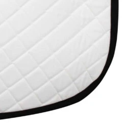 TuffRider Basic All Purpose Saddle Pad With Trim -Apparel and Gear Shop 100557 258 01 16 white black gen detail 1