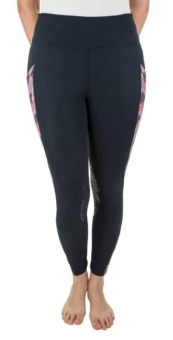 TuffRider Ladies Minerva 3 Season Printed Knee Patch Tights 16 TuffRider Ladies Minerva 3 Season Printed Knee Patch Tights -Apparel and Gear Shop 100602 63 2