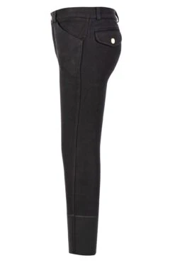 TuffRider Boys Patrol Light Knee Patch Breeches -Apparel and Gear Shop 100603 01 16 black gen angle 1