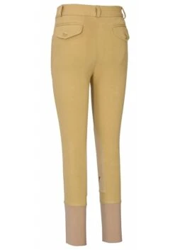 TuffRider Boys Patrol Light Knee Patch Breeches -Apparel and Gear Shop 100603 01 17 lighttan gen back 1