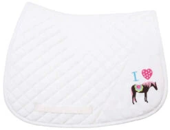 TuffRider I Heart Pony Girl Saddle Pad