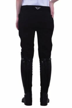 TuffRider Ladies Perfect Knee Patch Breeches -Apparel and Gear Shop 100833 832 16 Black gen model back 1