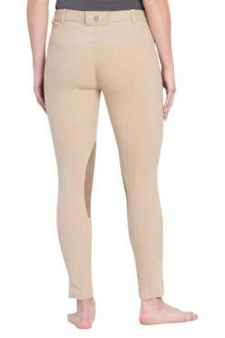 TuffRider Ladies Perfect Knee Patch Breeches -Apparel and Gear Shop 100833 832 859 safari gen model back 7