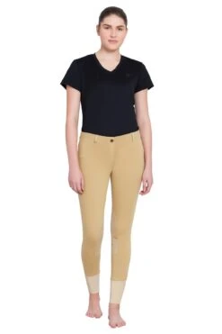 Tuffrider Ladies Taylor Tee Short Sleeve T-Shirt -Apparel and Gear Shop 100965 126 16 black oth model main front 1