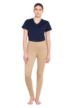 Tuffrider Ladies Taylor Tee Short Sleeve T-Shirt -Apparel and Gear Shop 100965 126 102 ec navy oth model main front 2