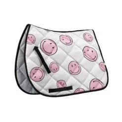 Lettia Smiley Quilted Pattern All Purpose Pad In White