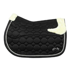 Equine Couture Luxe Saddle Pad With White Sherpa Fleece Lining -Apparel and Gear Shop 110052 16 STD B W 02