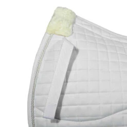 Equine Couture Regal Saddle Pad With White Sherpa Fleece And CoolMax Lining -Apparel and Gear Shop 110053 01 STD W W 03