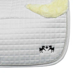 Equine Couture Regal Saddle Pad With White Sherpa Fleece And CoolMax Lining -Apparel and Gear Shop 110053 01 STD W W 6