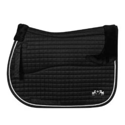 Equine Couture Regal Saddle Pad With White Sherpa Fleece And CoolMax Lining -Apparel and Gear Shop 110053 16 STD B B 02