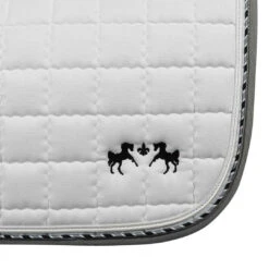 Equine Couture Coolmax Plush White Saddle Pad -Apparel and Gear Shop 110054 01 STD W B 05