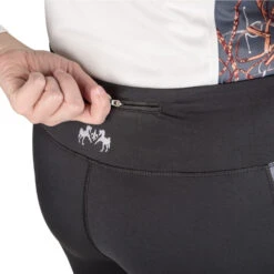 Equine Couture Ladies Red Snaffle Bits Tights -Apparel and Gear Shop 110055 06