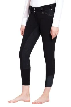 Equine Couture Ladies Blakely Full Seat Breeches -Apparel and Gear Shop 110410 16 black gen model main front 1