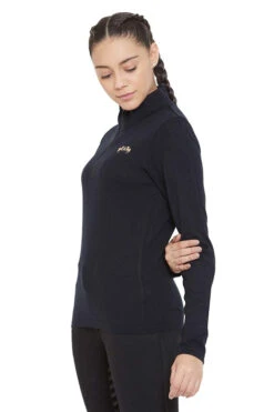 Equine Couture Fjord Sweater -Apparel and Gear Shop 110568 16 black gen model angle 3
