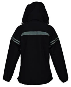 Equine Couture Ladies Farm House Jacket -Apparel and Gear Shop 110752 16 1518 Black AshGray gen back 1