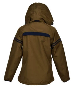 Equine Couture Ladies Farm House Jacket -Apparel and Gear Shop 110752 432 102 MilitaryOilve ECNavy gen back 1