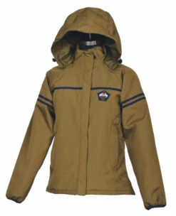 Equine Couture Ladies Farm House Jacket -Apparel and Gear Shop 110752 432 102 MilitaryOilve ECNavy gen main front 1