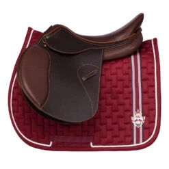 Equine Couture Ocala All Purpose Saddle Pad -Apparel and Gear Shop 110804 343 wine gen angle 1