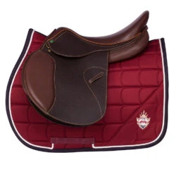 Equine Couture Owen All Purpose Saddle Pad -Apparel and Gear Shop 110807 343 wine gen angle 1 1f9e95be fc81 4948 9995 ae6b577487da