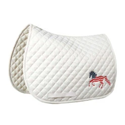 Equine Couture Flag Horse Print Saddle Pad