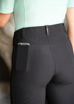 Kerrits Microcord Extended Knee Patch Bootcut Breech Regular -Apparel and Gear Shop 16 50412 BK 5