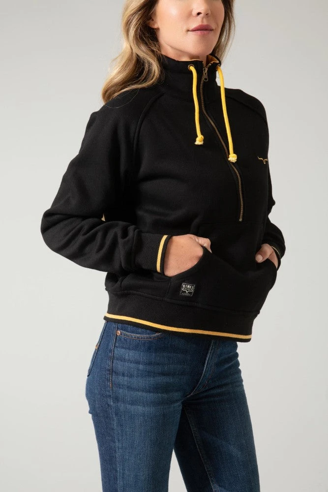 Kimes Ranch Ladies Malta Cropped Qtr Zip Fleece 4 Kimes Ranch Ladies Malta Cropped Qtr Zip Fleece - Image 4