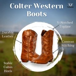 TuffRider Women Colter Embroidered Leather Square Toe Western Boots -Apparel and Gear Shop 1 0d420cb4 324c 4e15 8a5a 953ca27b0f3c