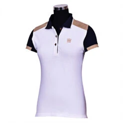 George H Morris Ladies Reserve Short Sleeve Polo Sport Shirt