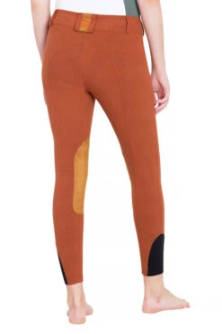 George H Morris Ladies Show Time Knee Patch Breeches -Apparel and Gear Shop 2720 829 1523 ghm rust gen model back 1 8b90a0e8 3414 4d49 a155 ac54e97cc454