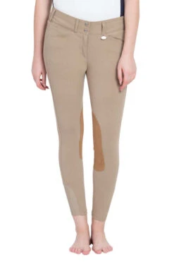 George H Morris Ladies Show Time Knee Patch Breeches -Apparel and Gear Shop 2720 829 1566 seasand gen model front 2 c05518db 7001 48fa 9d3e 70ef19c453e1