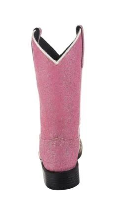 Tuffrider Children's Pink Glitter Western Boot -Apparel and Gear Shop 30202 rear view