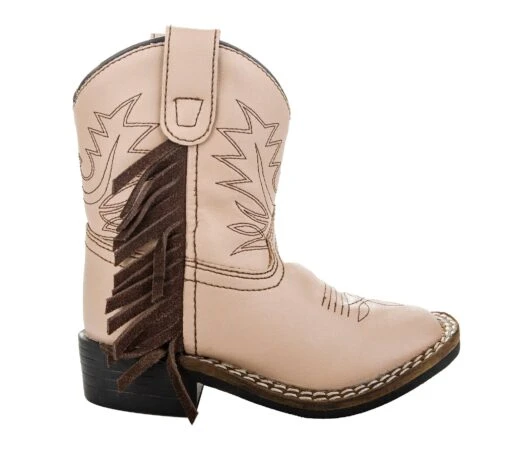 TuffRider Youth Tan Fringe Bootie -Apparel and Gear Shop 30206 right view 62d2a8b6 8ab9 42b7 b62f 2bb24d71db69