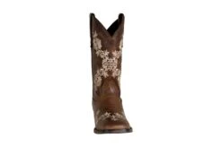 TuffRider Women Mormon Embroidered Leather Square Toe Western Boots -Apparel and Gear Shop 30214 19 3 1