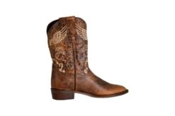 TuffRider Youth Sequoia Cross & Wing Embroidered Square Toe Western Boots -Apparel and Gear Shop 30222 19 4 1 3be5ec5f 7699 4c3d 8897 746f92f78c5d