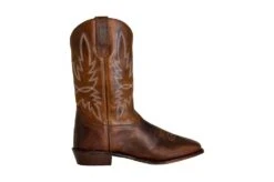 TuffRider Men’s Old Faithful Leather Embroidered Wide Square Toe Western Boot -Apparel and Gear Shop 30226 19 4 1