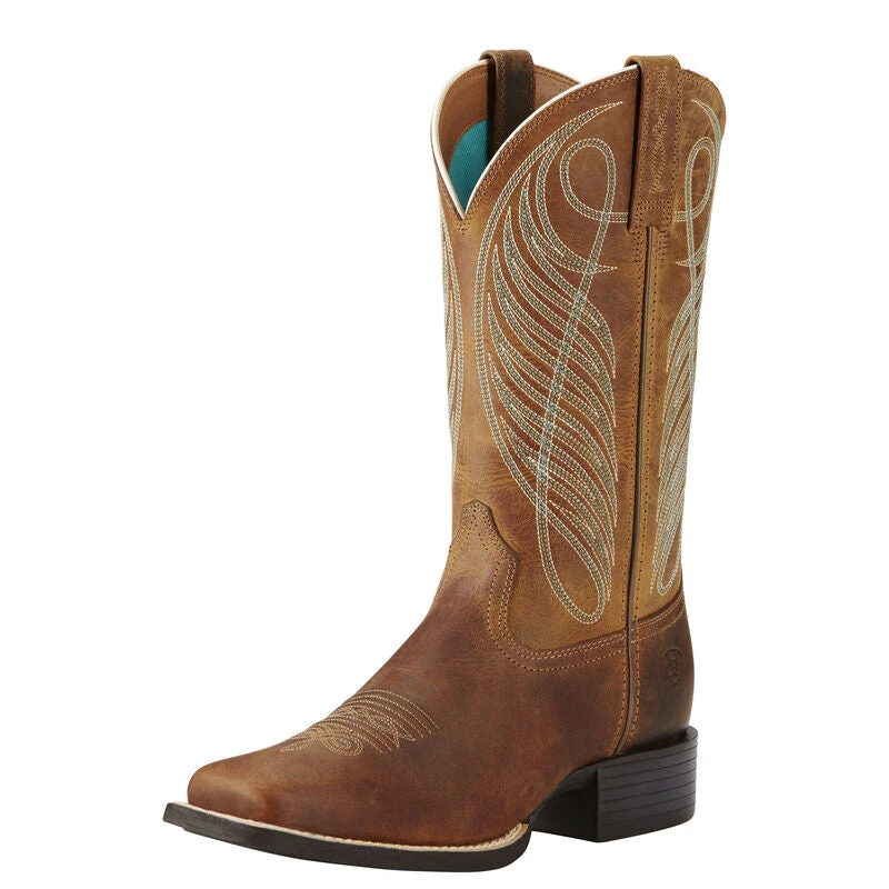 Ariat Round Up Wide Square Toe Western Boot 1 Ariat Round Up Wide Square Toe Western Boot