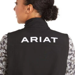 Ariat Women's New Team Softshell Vest -Apparel and Gear Shop 45 10020762 Black 2