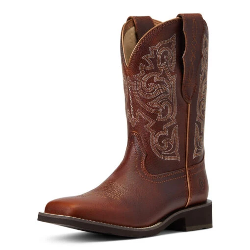 Ariat Women's Delilah Stretchfit Western Boot -Apparel and Gear Shop 45 10040284 Spiced 20Cider