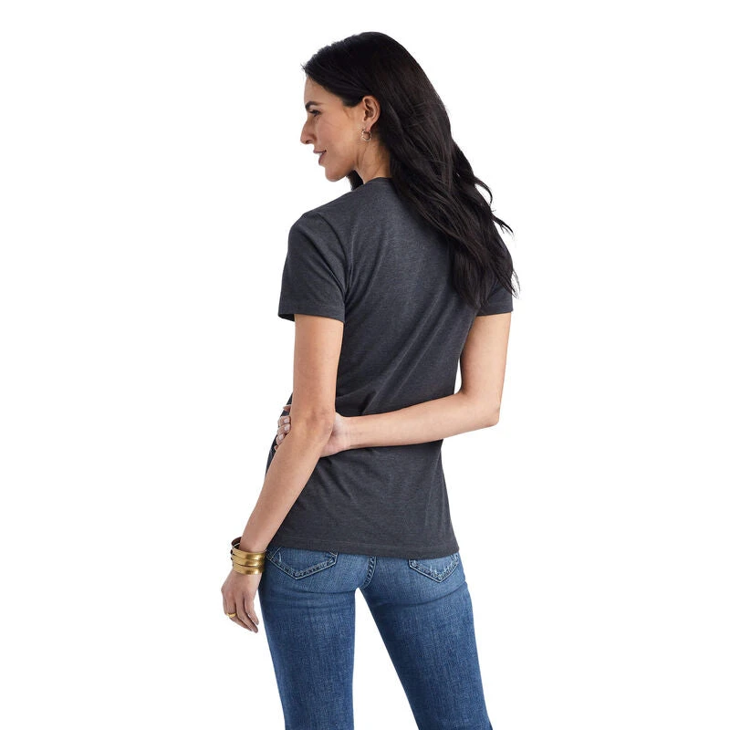 Ariat Women's Ariat Wheat Script SS Tee 2 Ariat Women's Ariat Wheat Script SS Tee - Image 2