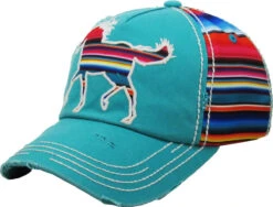 AWST Int'l Serape Horse Washed Vintage Cap -Apparel and Gear Shop 63 012 TQ 2