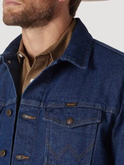 Wrangler® Unlined Denim Jacket- Denim -Apparel and Gear Shop 66 74145PW 3