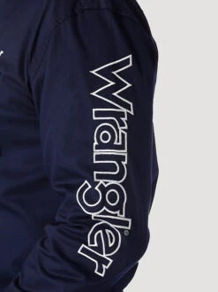 Wrangler® Logo Long Sleeve Shirt- Navy 11 Wrangler® Logo Long Sleeve Shirt- Navy -Apparel and Gear Shop 66 MP2327N 6