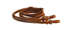 Tory Leather 5/8" X 7" Single Ply Rein With Nickel Buckle End- Harness Leather