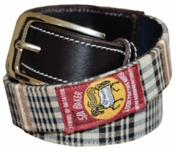 Baker Ladies Classic Plaid Belt