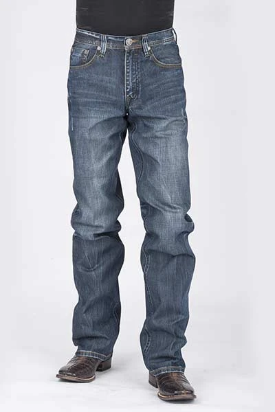 Stetson Men's 1312 Modern Fit Jeans W/ Gold 'V' Emroidery 3 Stetson Men's 1312 Modern Fit Jeans W/ Gold 'V' Emroidery - Image 3